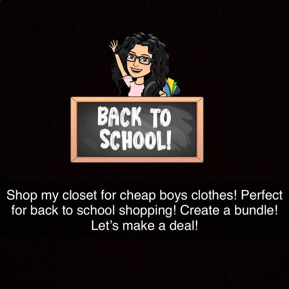 Boys back to school clothes